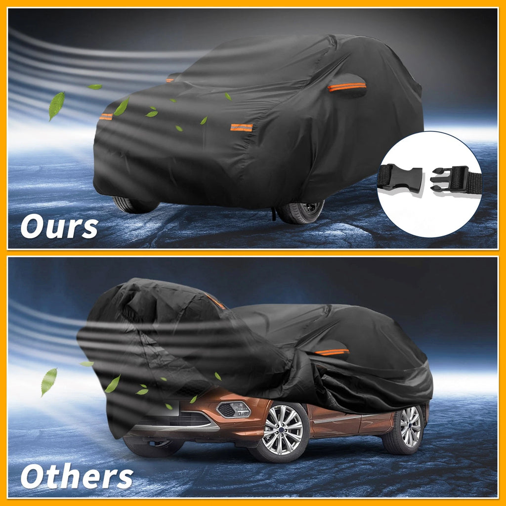 Waterproof Car Cover for Ford Kuga (2013–2024) Black 210D-PU