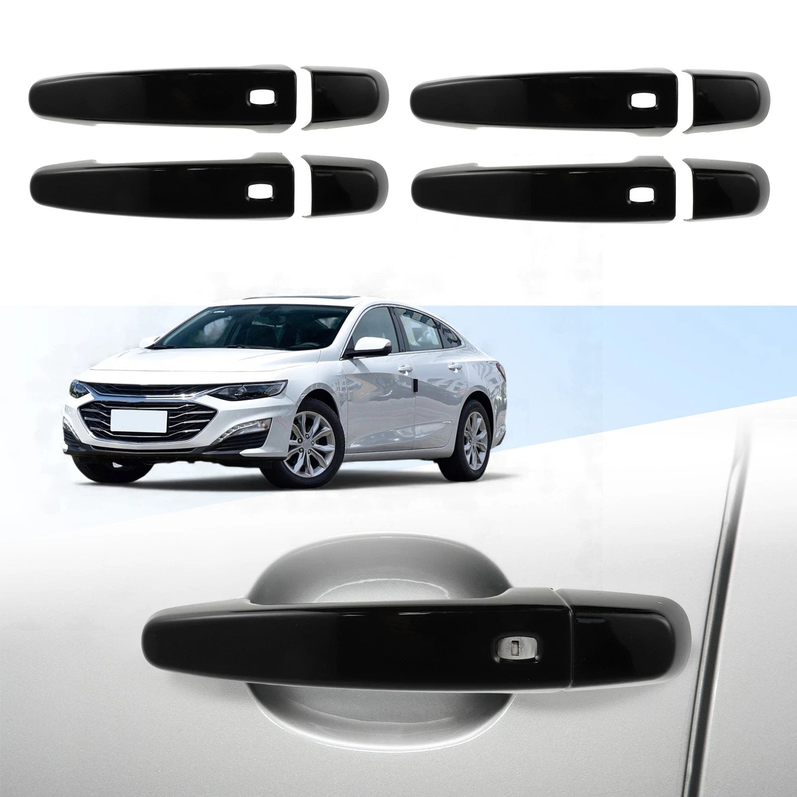 Exterior Door Handle Cover Trim for Chevy Malibu Equinox Blazer Impala (2013–2023)