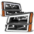 LED DRL Bar Headlight & Bumper Lamp for Silverado 1500 2500 3500 (2003–2007)