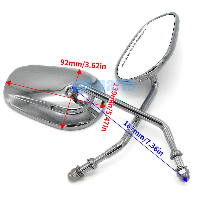 Rear View Mirror for Harley Davidson Fat Bob FXDF (2008–2017) / Low Rider FXDL (1993–2017)