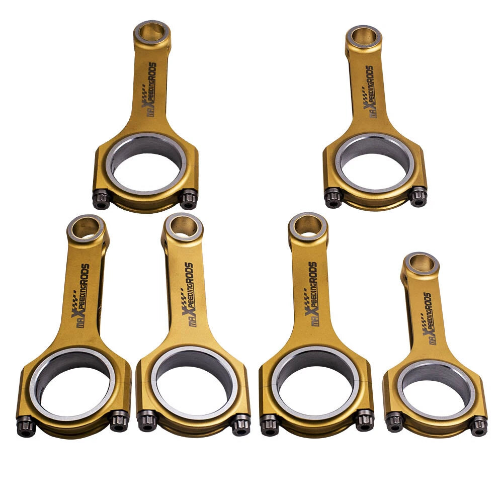 6X Titanizing Connecting Rods for BMW 328 528i E36 E46 (135mm)