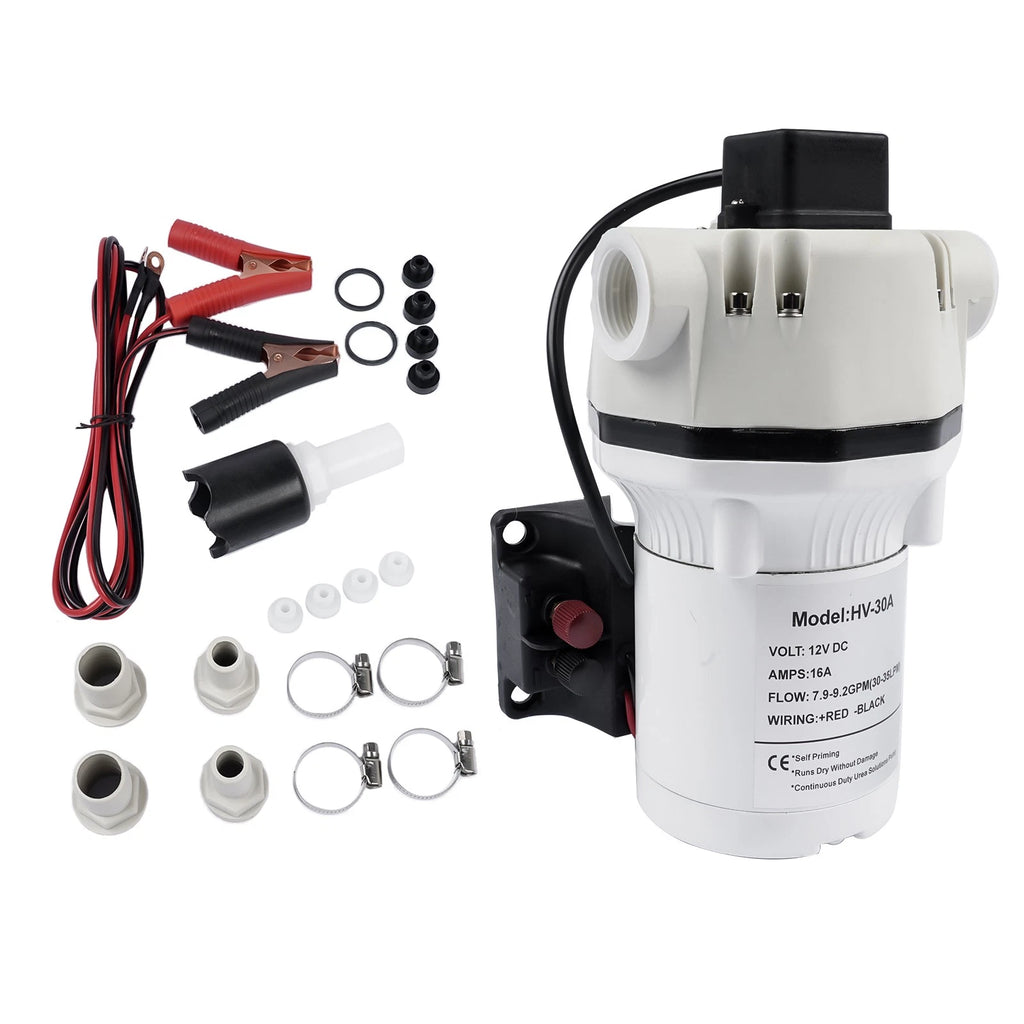 12V DEF Fluid Pump for Automotive Use (Self-Priming, 9.2GPM)