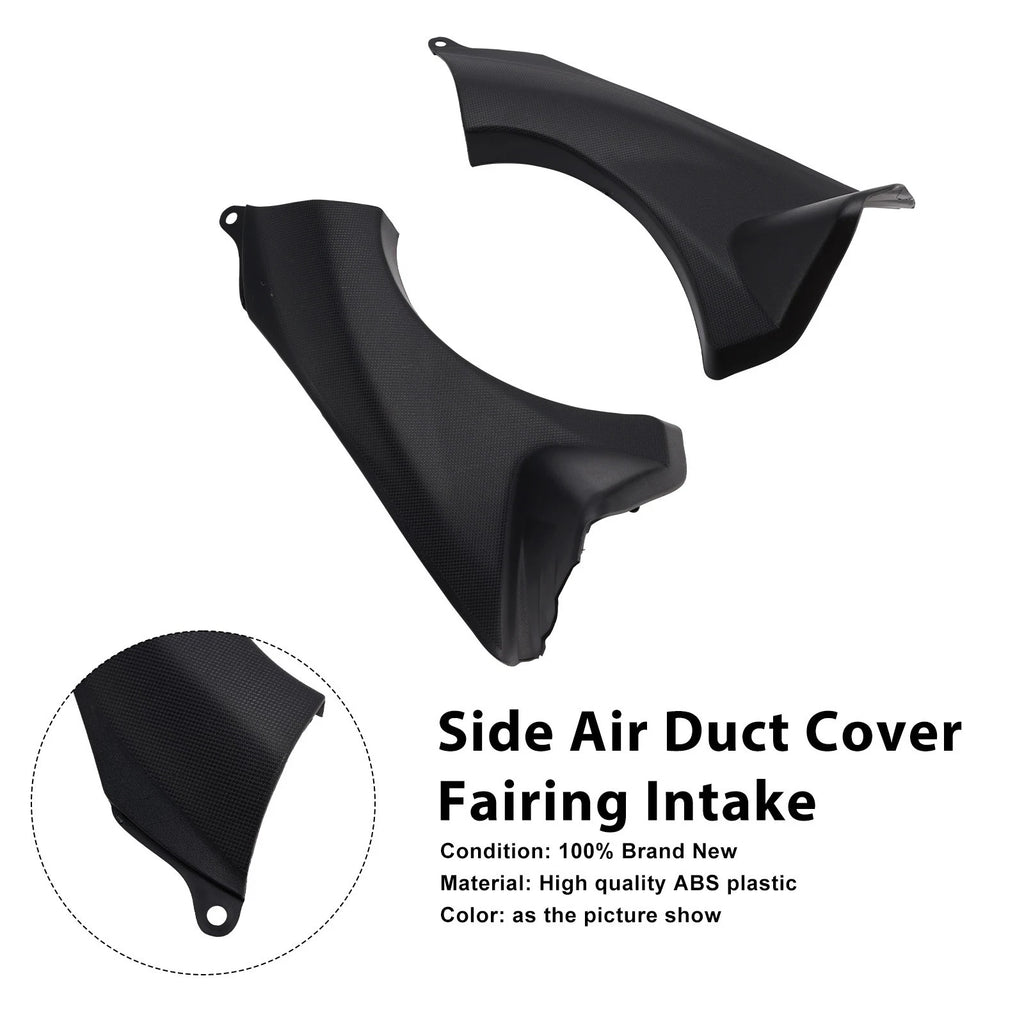 Side Air Duct Cover for Kawasaki Ninja ZX-6R (2007–2008) Black