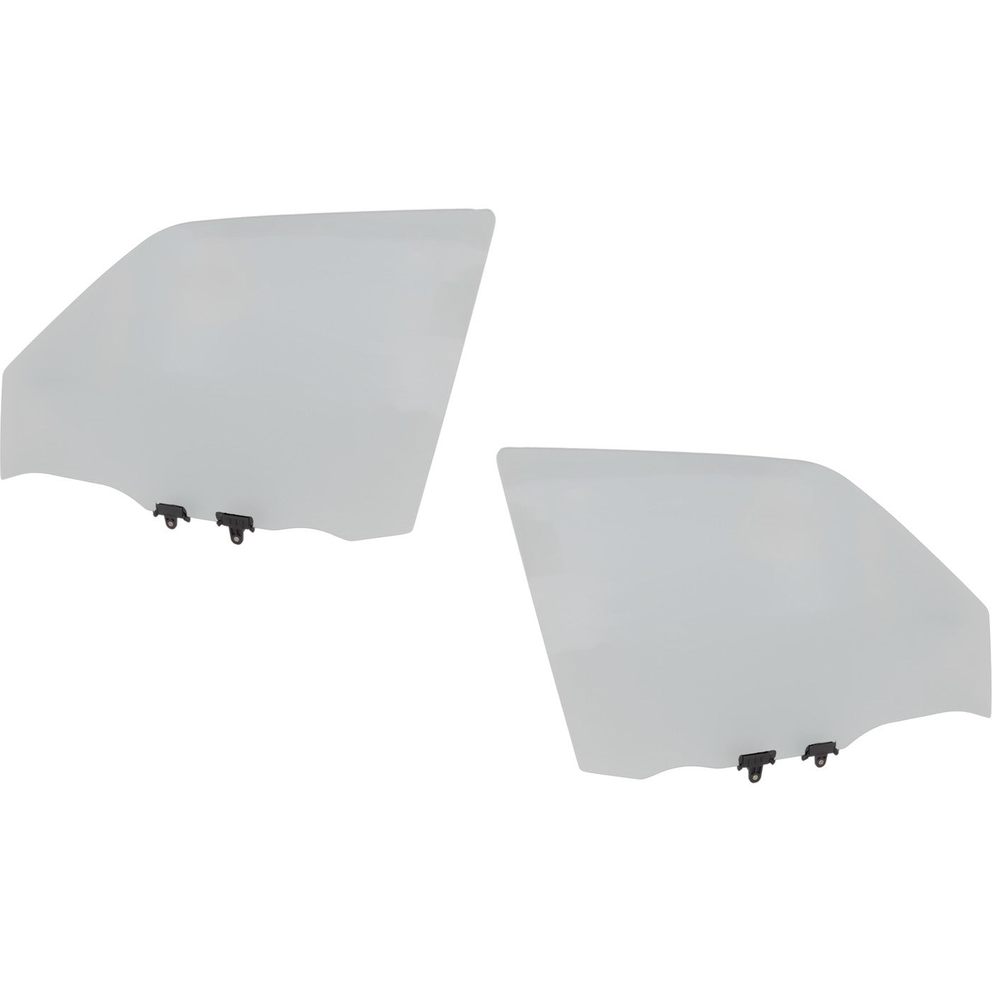 Set of 2 Front Door Glasses for Nissan Juke