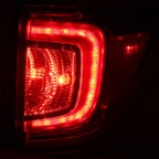 OE Style Chrome Red LED Taillight for Honda Pilot (2016–2018)