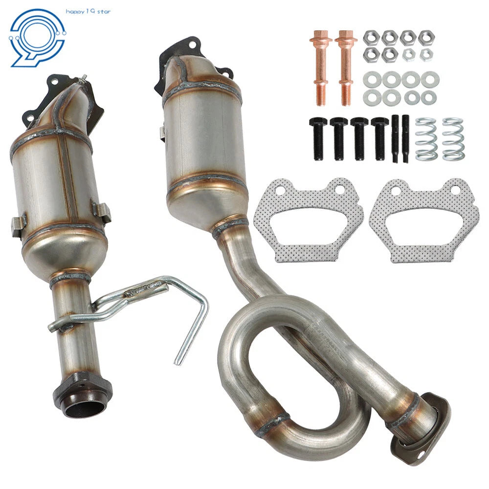 Set of 2 Front Catalytic Converters for Jeep Wrangler (2012–2017)