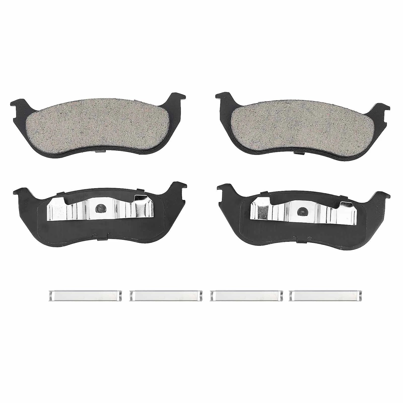 Set of 2 Rear Disc Brake Rotors & Ceramic Pads for Ford Explorer (2002–2005)