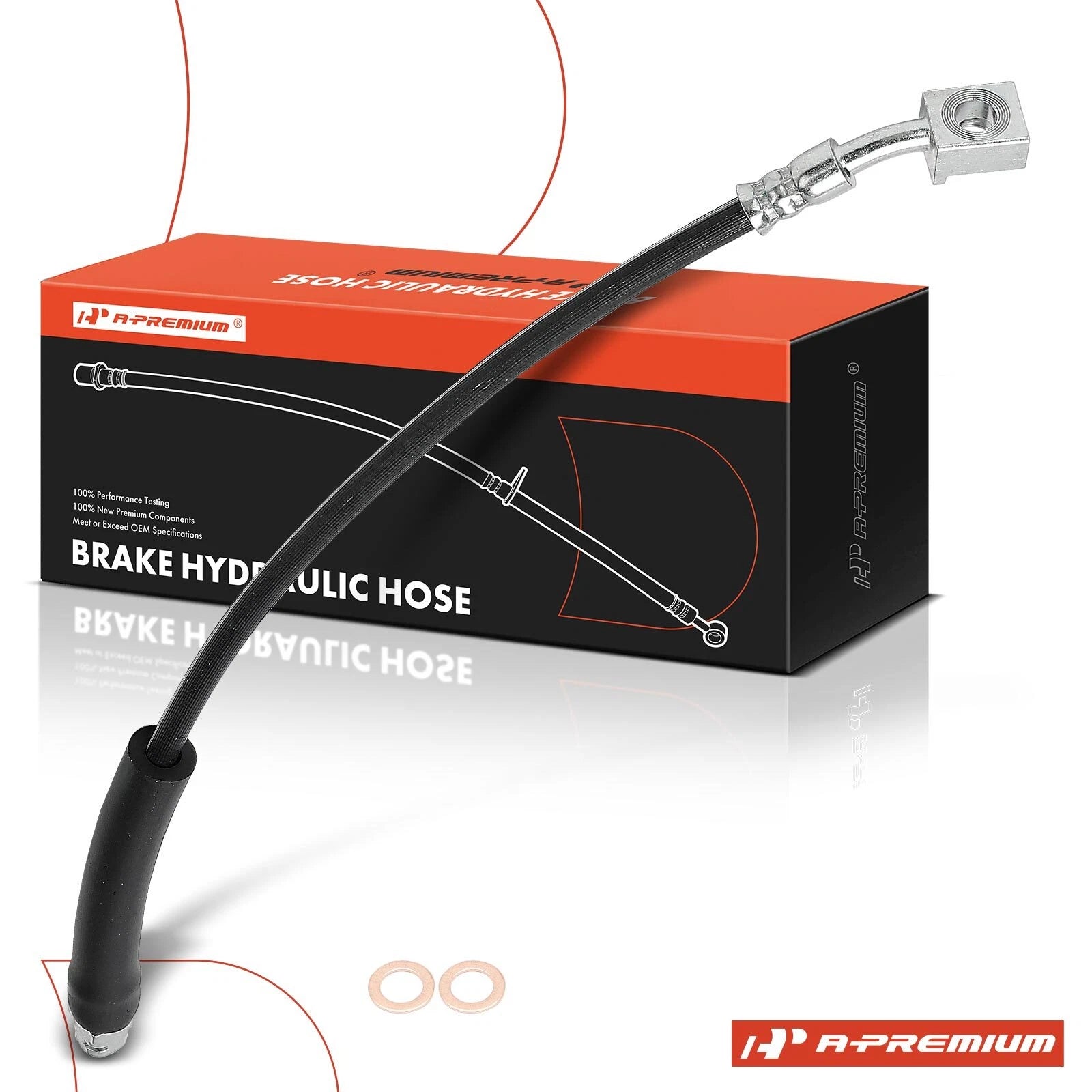 Front Brake Hydraulic Hose for Cadillac XLR (2004–2009) Chevy Corvette