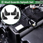 Mud Flaps Splash Guards for Ford Fiesta (2013–2018) W/ Mount Accessories