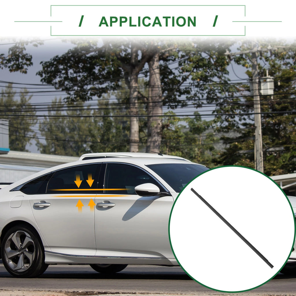 1pc Front Right Weatherstrip Window Seal No. 72410TVAA01 for Honda Accord (2018–2021)