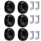 6Pcs Deck Wheel Kit for Snapper Pro Ferris Simplicity (1500) 1714760 210-043 12060