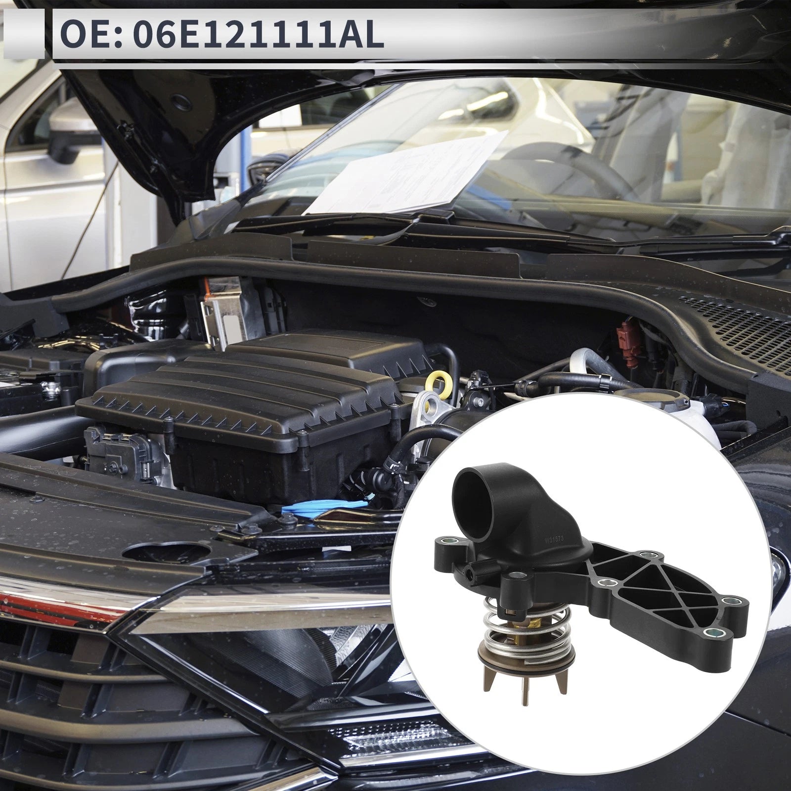 Engine Coolant Thermostat Housing Assembly for Audi S4 S5 A6 A7 Q7 (2010–2020)