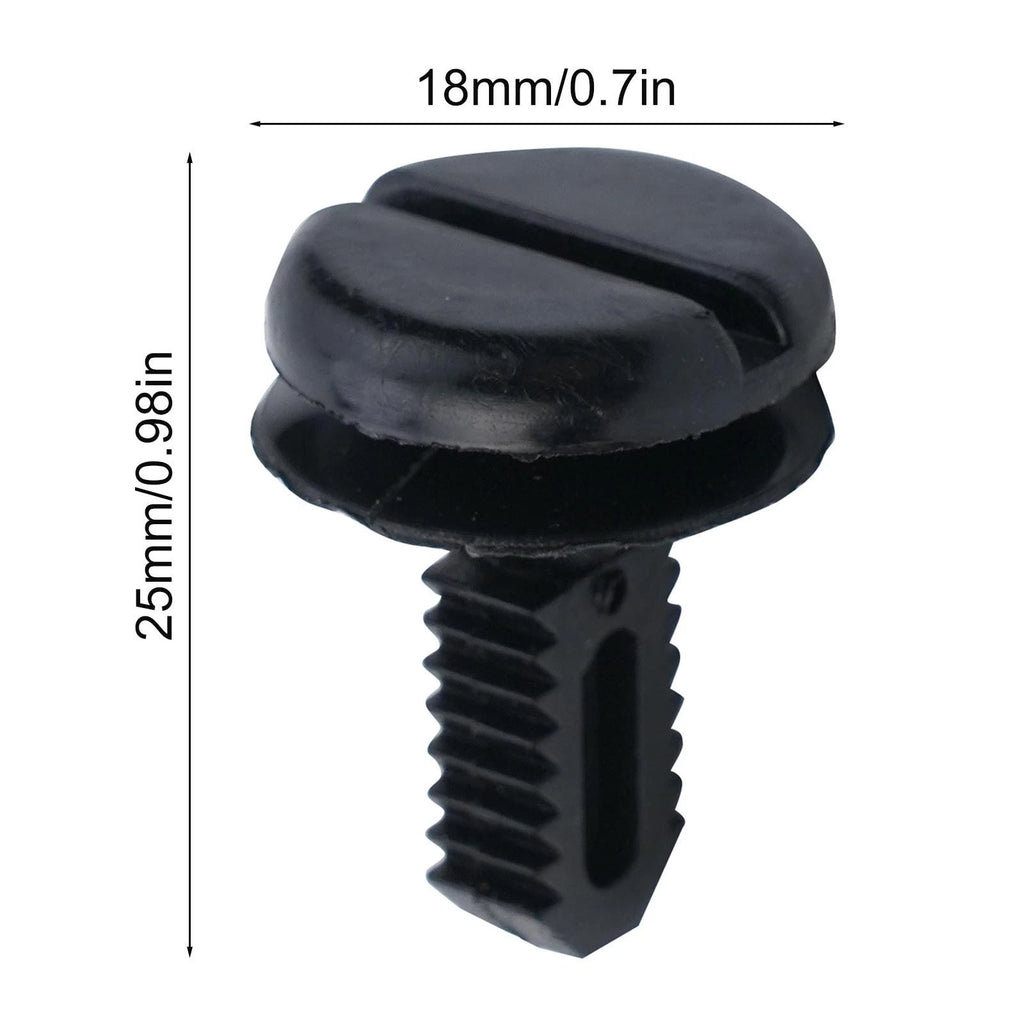 Set of 10 Black Clips Rivet for BMW 3 Series E30 E60 E93