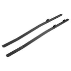Full Length Black Subframe Connectors for Ford Mustang (1979–2004)