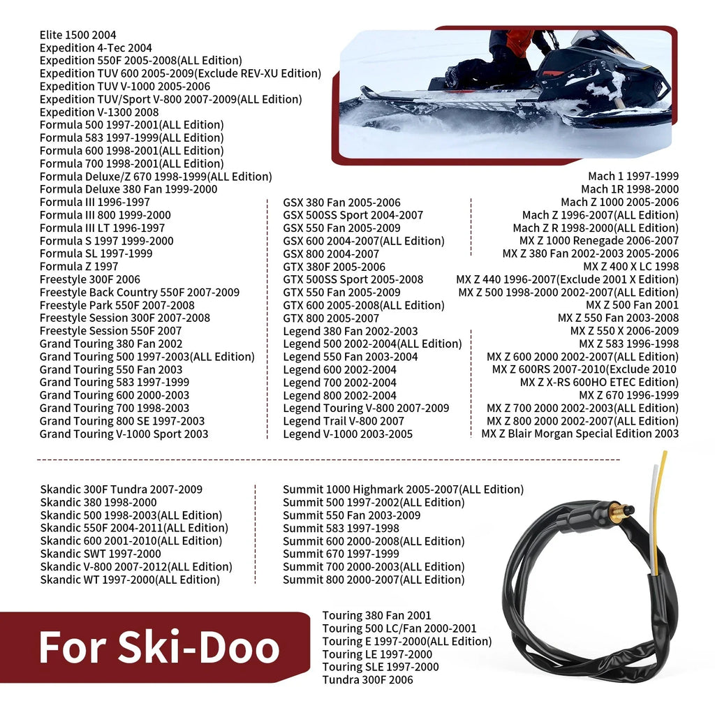 Brake Stoplight Micro Switch for Ski-Doo GTX