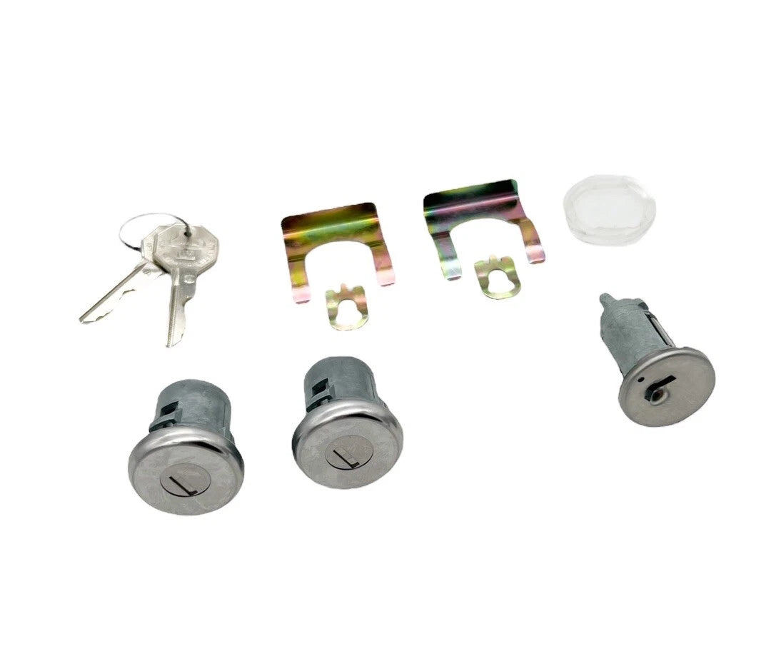 Door Lock and Ignition Cylinder Set with Keys for 1967 Chevy Camaro
