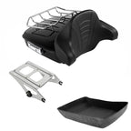 Chopped Trunk Backrest Luggage Top Rail Rack for Harley Touring (2014–2026)