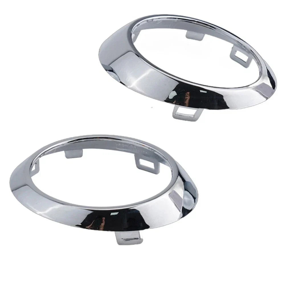 1 Pair Chrome L+R Bumper Fog Light Bezel Ring Cover for Benz W251 R320 (2006–2012)