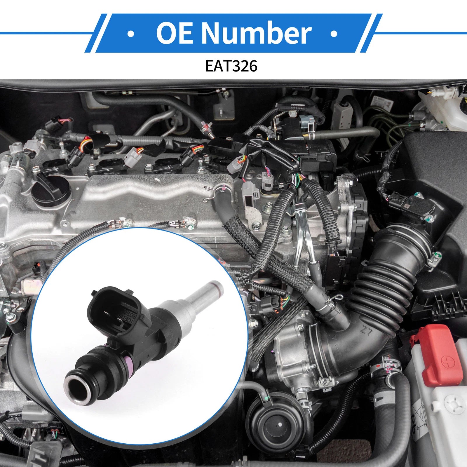 1 Pc Fuel Injector No.EAT326 for Mitsubishi 
