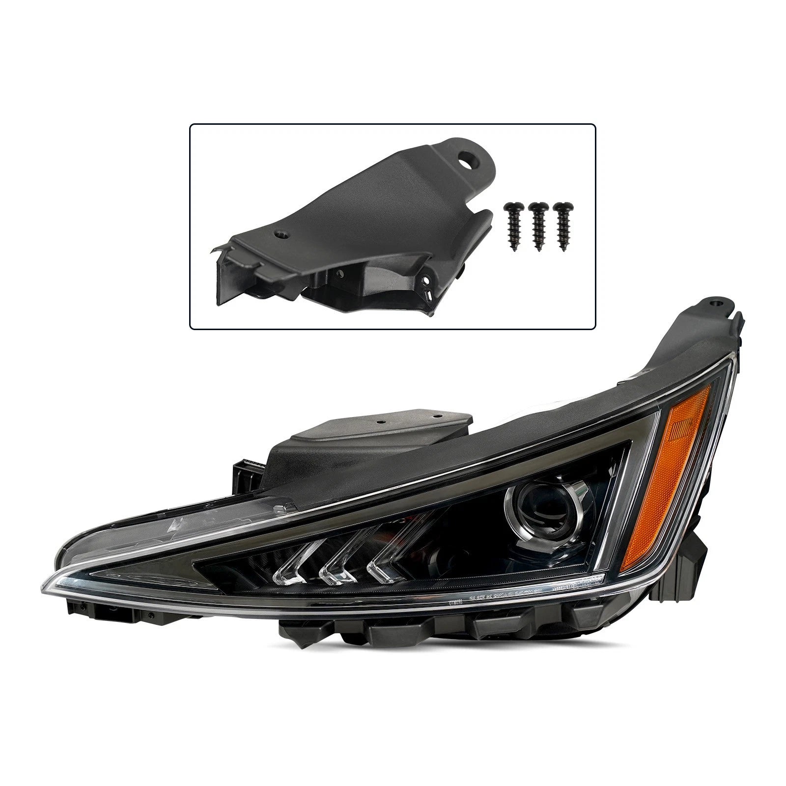 Headlight Assembly for Hyundai Elantra (2019–2020) Halogen Driver Side 92102F3500