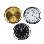3 Pack Dashboard Clocks 40mm with Luminous Hands for Car and Marine