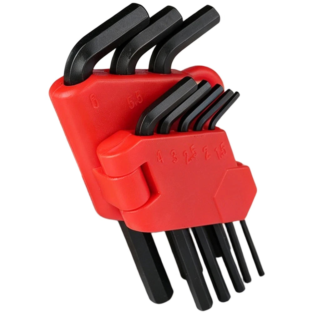 8 Piece Steel Hex Key Set for Precision Adjustment and Repair