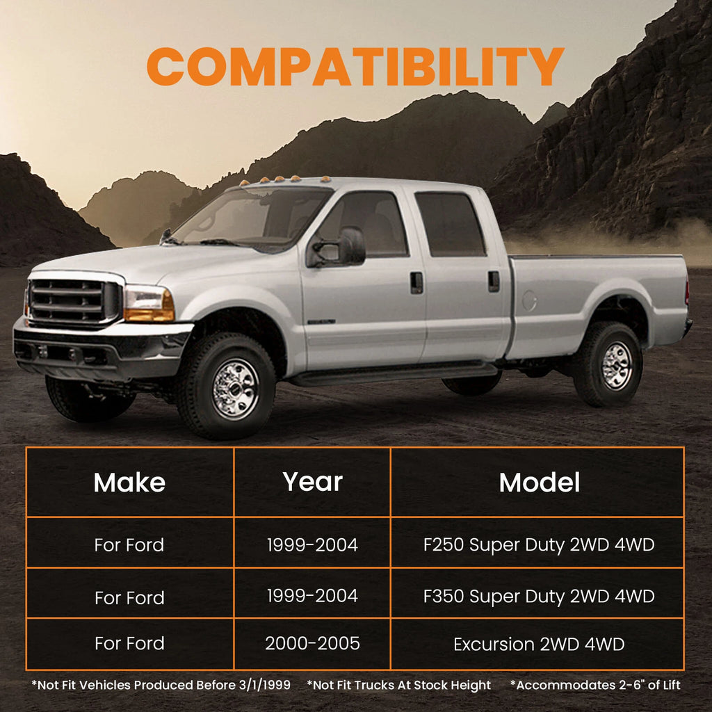 2" Lift Adjustable Track Bar for Ford F-250 F-350 Super Duty (1999–2004)
