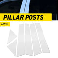6pc Chrome Pillar Post Trim Cover Kit for Chrysler 300 300C (2005–2010)