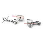 LED Skull Head Turn Signal Indicator Blinker for Motorcycle (12V)