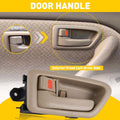Left Inside Door Handle for Toyota Camry (1997–2001) - Beige