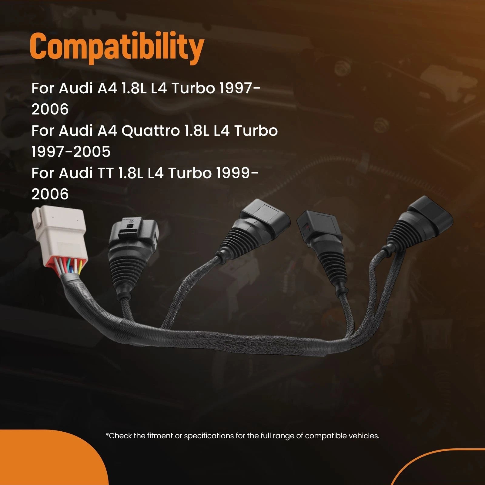 Ignition Coil Wiring Harness for Audi A4 1.8L Turbo (1997–2006) 06B998018T