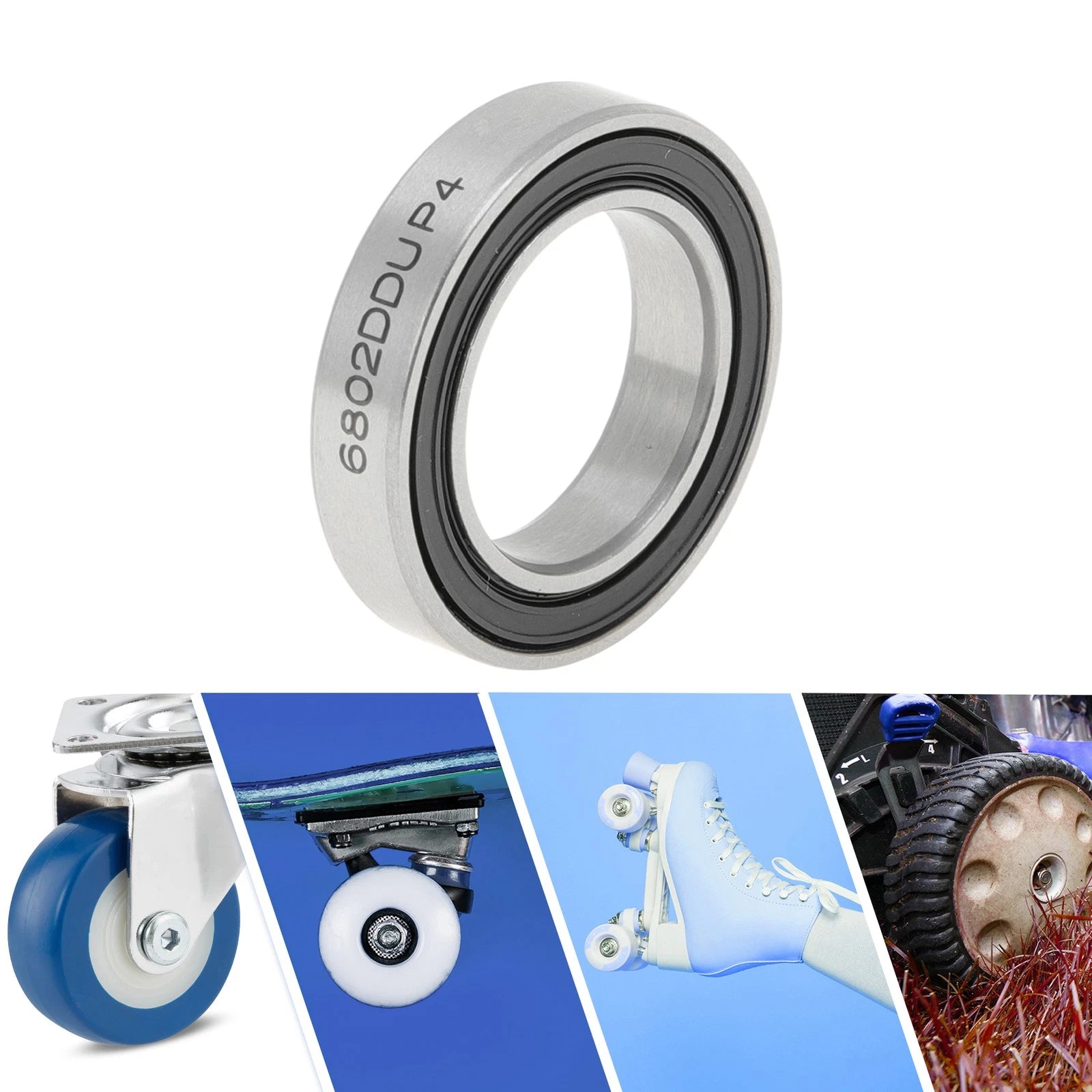 Deep Groove Ball Bearing P4 for Scooter Skateboard Wheel (15x24x5mm)