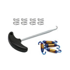 Stainless Steel Exhaust Pipe Muffler Mounting Springs Hooks for Motorcycle