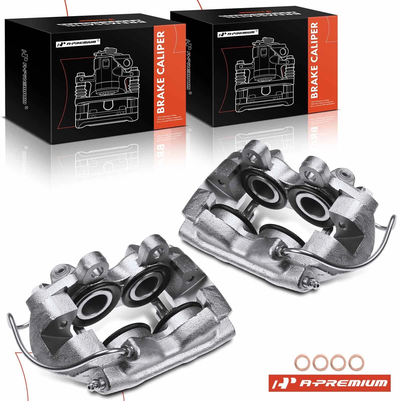 Pair Front Disc Brake Calipers for Ford Mustang Ranchero Mercury (1967)