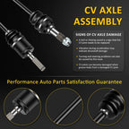 Front Left Drive CV Joint Axle Shaft for Can-Am Defender HD10 HD8 (2016–2019)