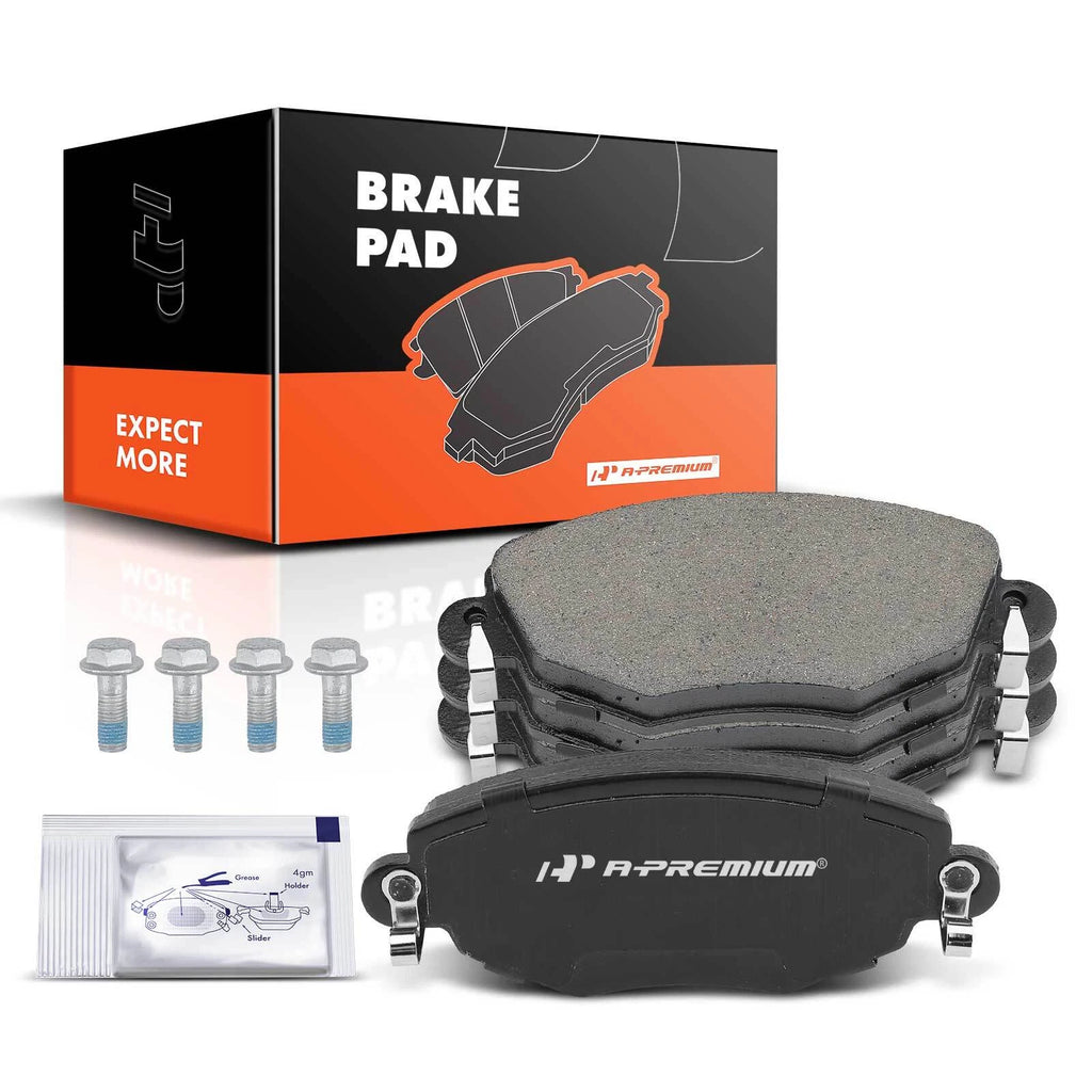 Set of 4 Front Ceramic Brake Pads for Jaguar X-Type (2002–2008)