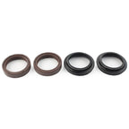 4 x Brown 43x55mm Motorcycle Front Damper Shock Absorber Fork Seal