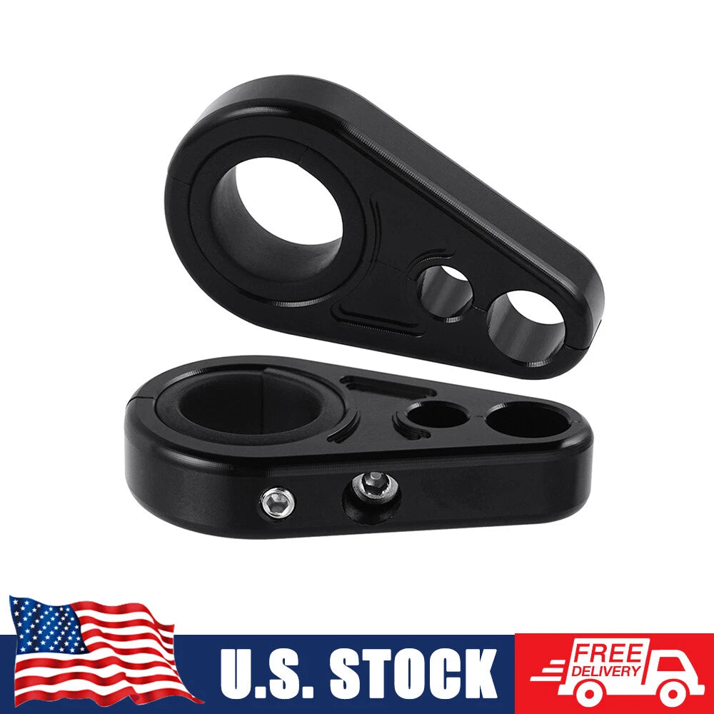 Aluminum Brake Line Clamps for Yamaha Grizzly Raptor 700R Warrior 350 YFZ450 (2000–2023)
