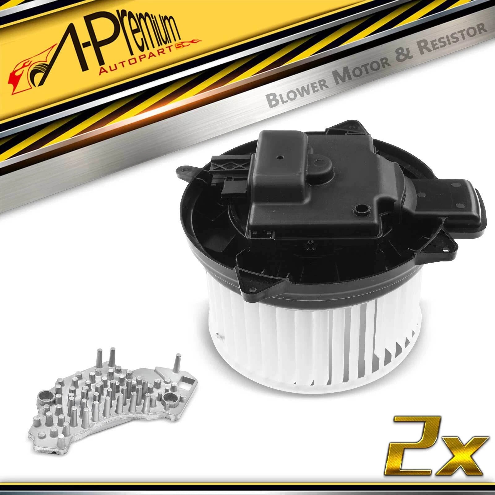 HVAC Blower Motor with Wheel & Resistor Kit for Benz W251 R320 (2007)