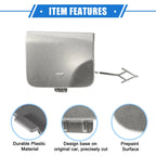 Tow Hook Eye Hole Cover Cap for BMW X3 G08 (2018–2020) Silver Right