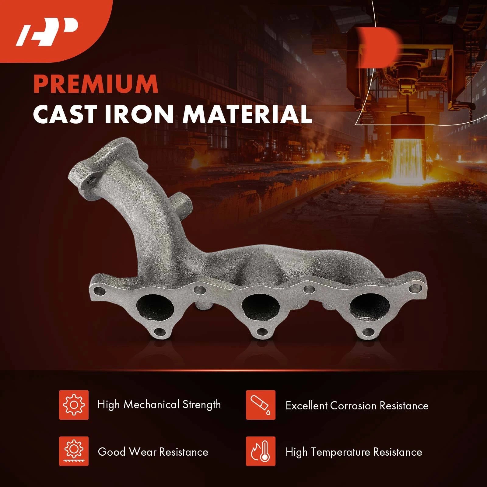 Exhaust Manifold for Mitsubishi Montero (2003–2006) V6 3.8L