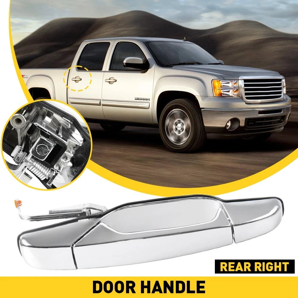Rear Exterior Right Side Door Panel Handle for Chevrolet Avalanche (2007–2013)