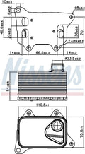 Nissens Engine Oil Cooler for 90914