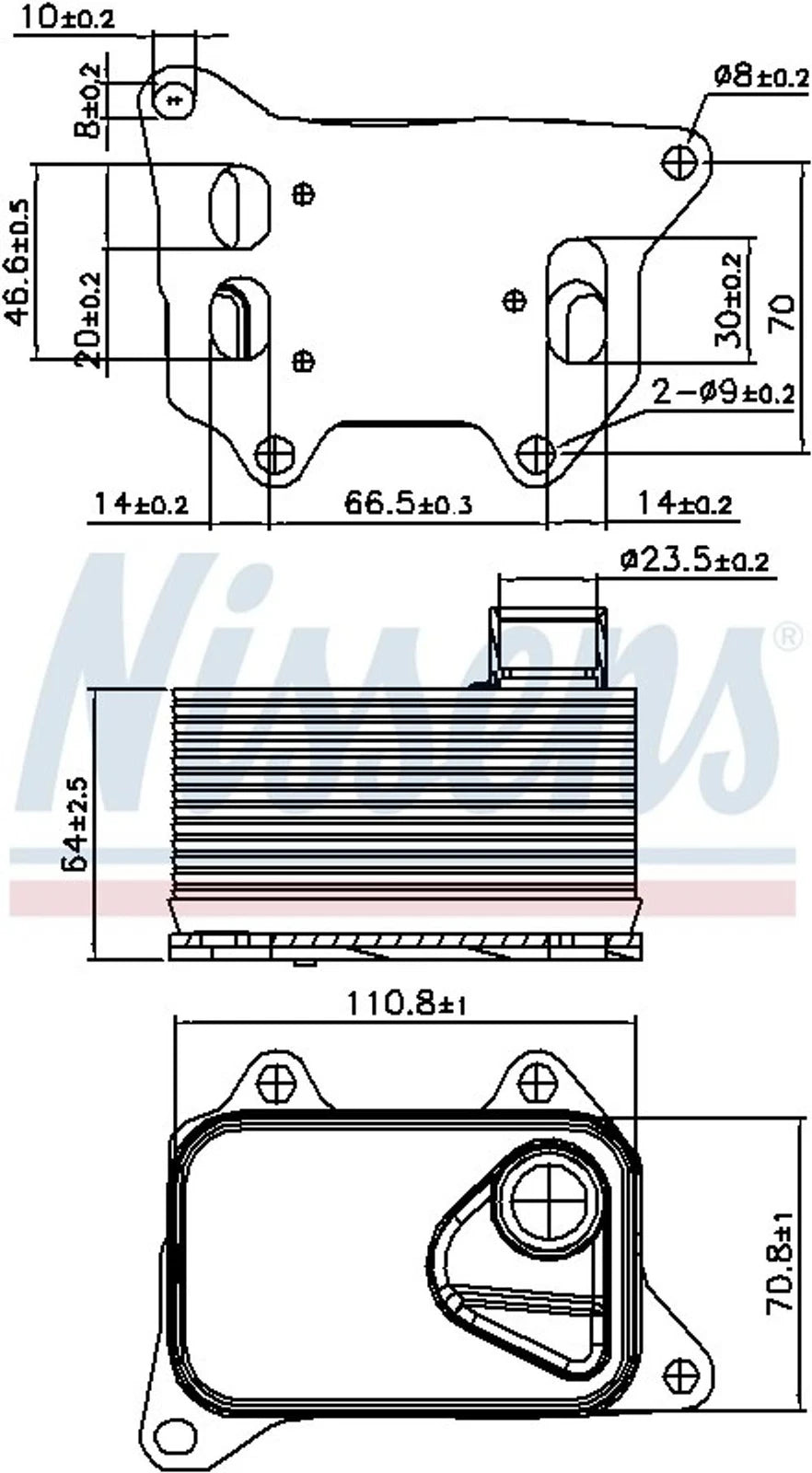 Nissens Engine Oil Cooler for 90914