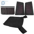 Replacement Black Soft Top with Tinted Rear Window for Jeep Wrangler (2007–2009)