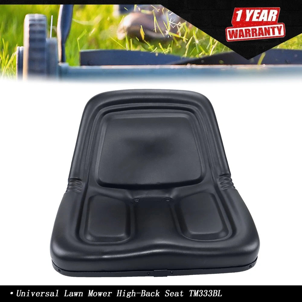 Universal Black Lawn Mower Seat for Michigan Style Tractors