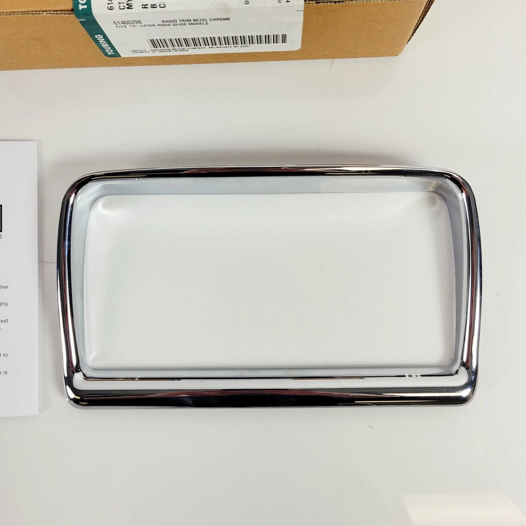 Chrome Radio Trim Bezel for Harley Davidson Road Glide FLTRX (2015–2023)