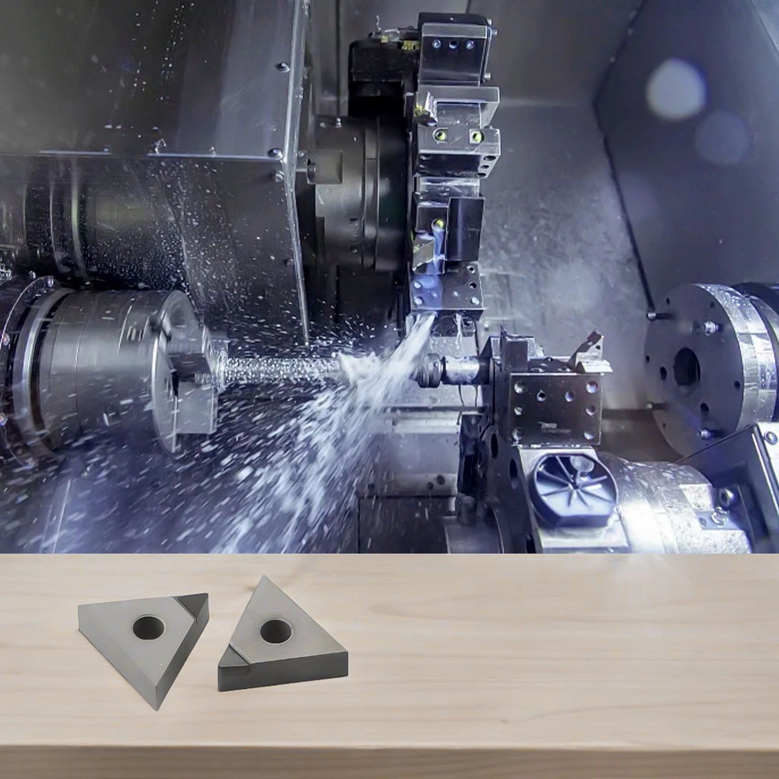 PCD Inserts TNMG160404 for CNC Lathe (Aluminum, Copper Machining)