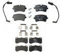 Set of 4 Hella Pagid Front & Rear Disc Brake Pads for Audi S6 S7 (2013–2018)