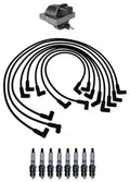 Ignition Wires & Spark Plugs Kit for Chevrolet Camaro (1987) - 1 Coil, 8 Plugs